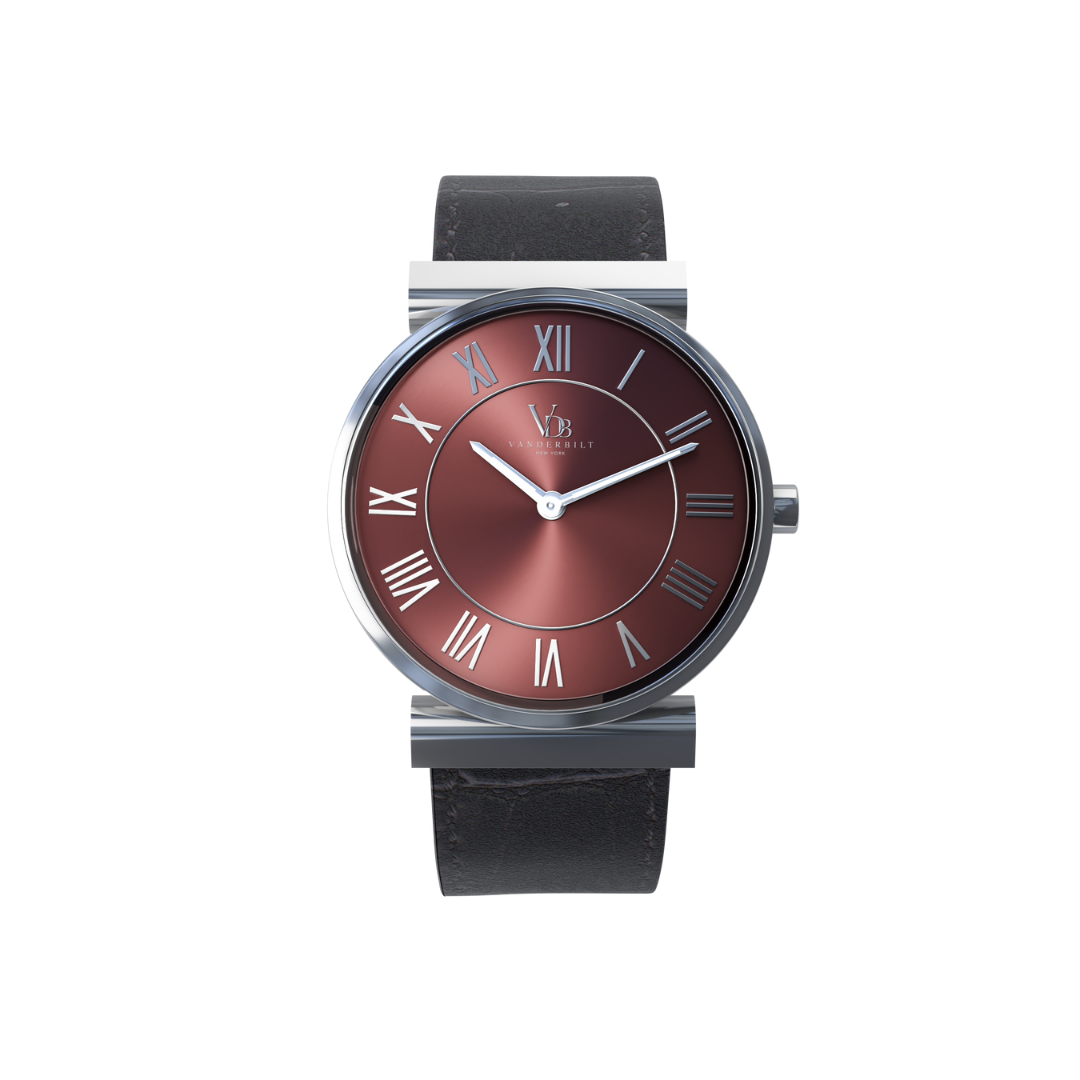 Whitney S - Burgundy & Black
