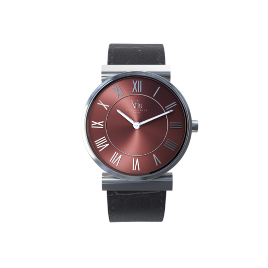 Whitney S - Burgundy & Black