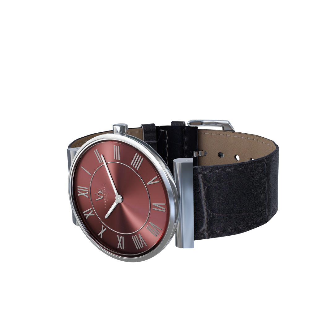 Whitney S - Burgundy & Black