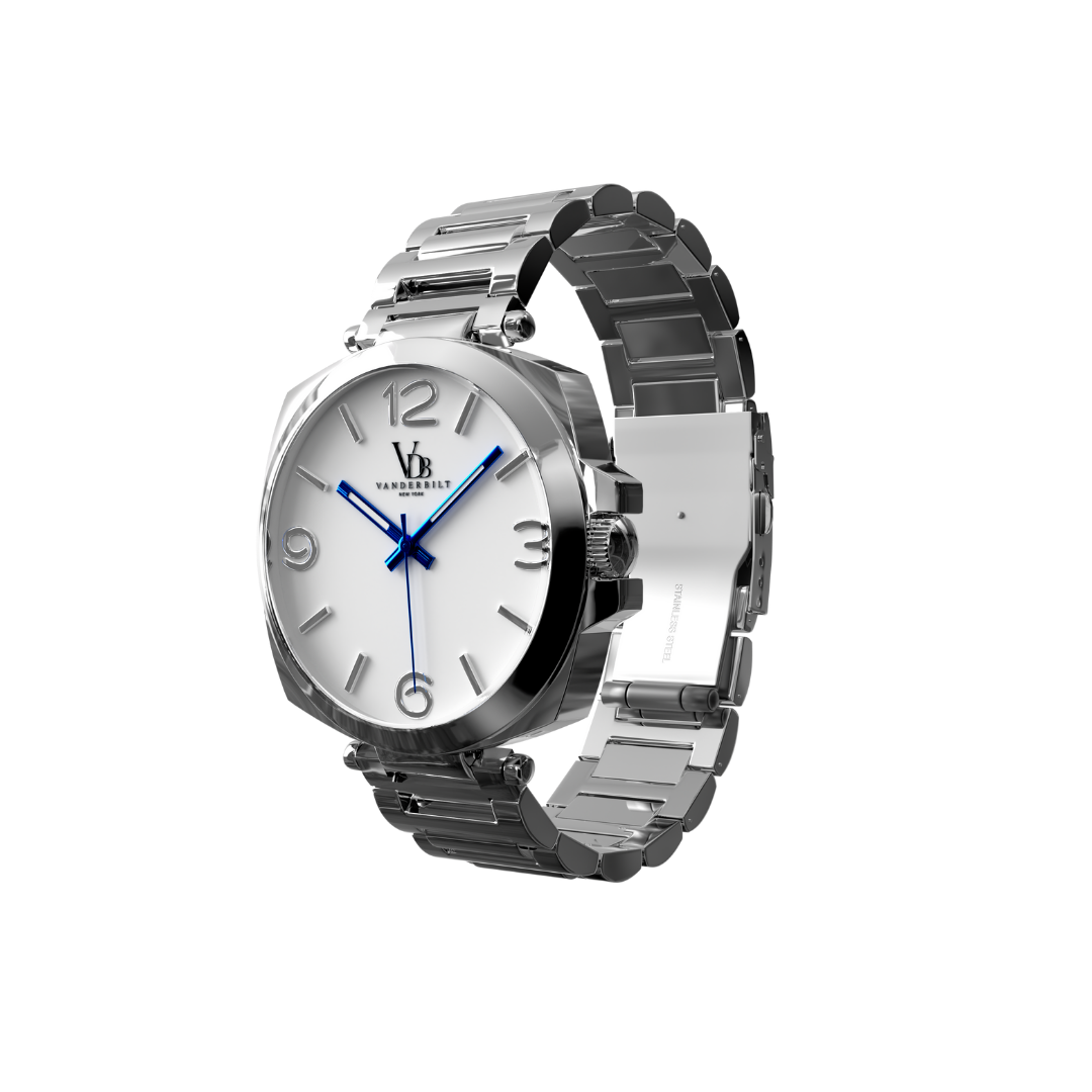 Hudson - Silver & White
