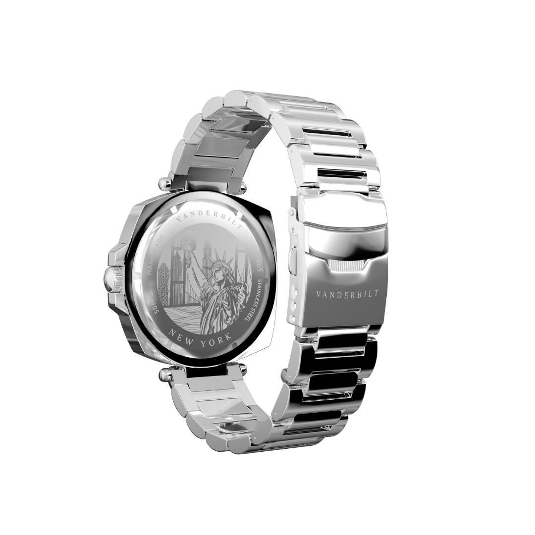 Hudson - Silver & White