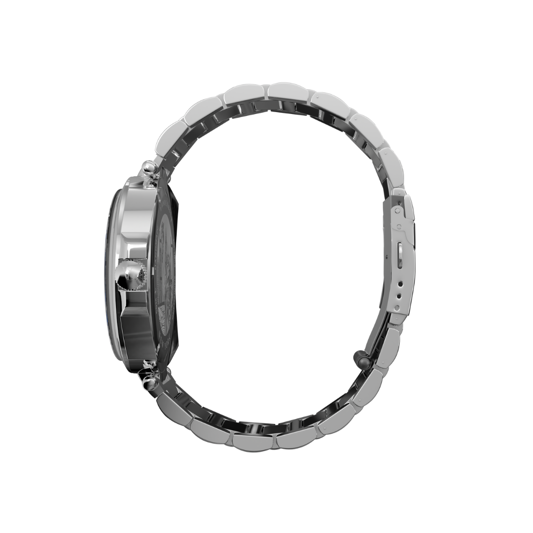 Hudson - Silver & White