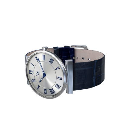 Whitney S - Silver & Blue
