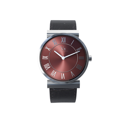 Whitney S - Burgundy & Black