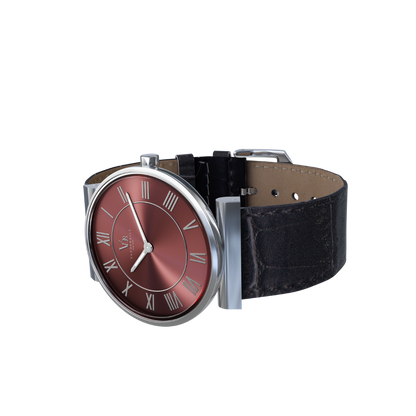 Whitney S - Burgundy & Black