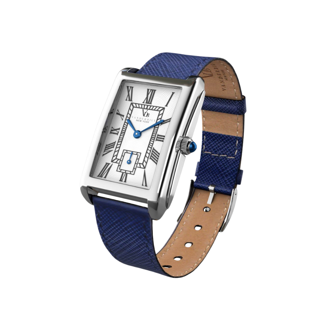Time Square - White & Blue