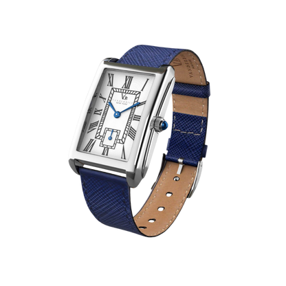 Time Square - White & Blue