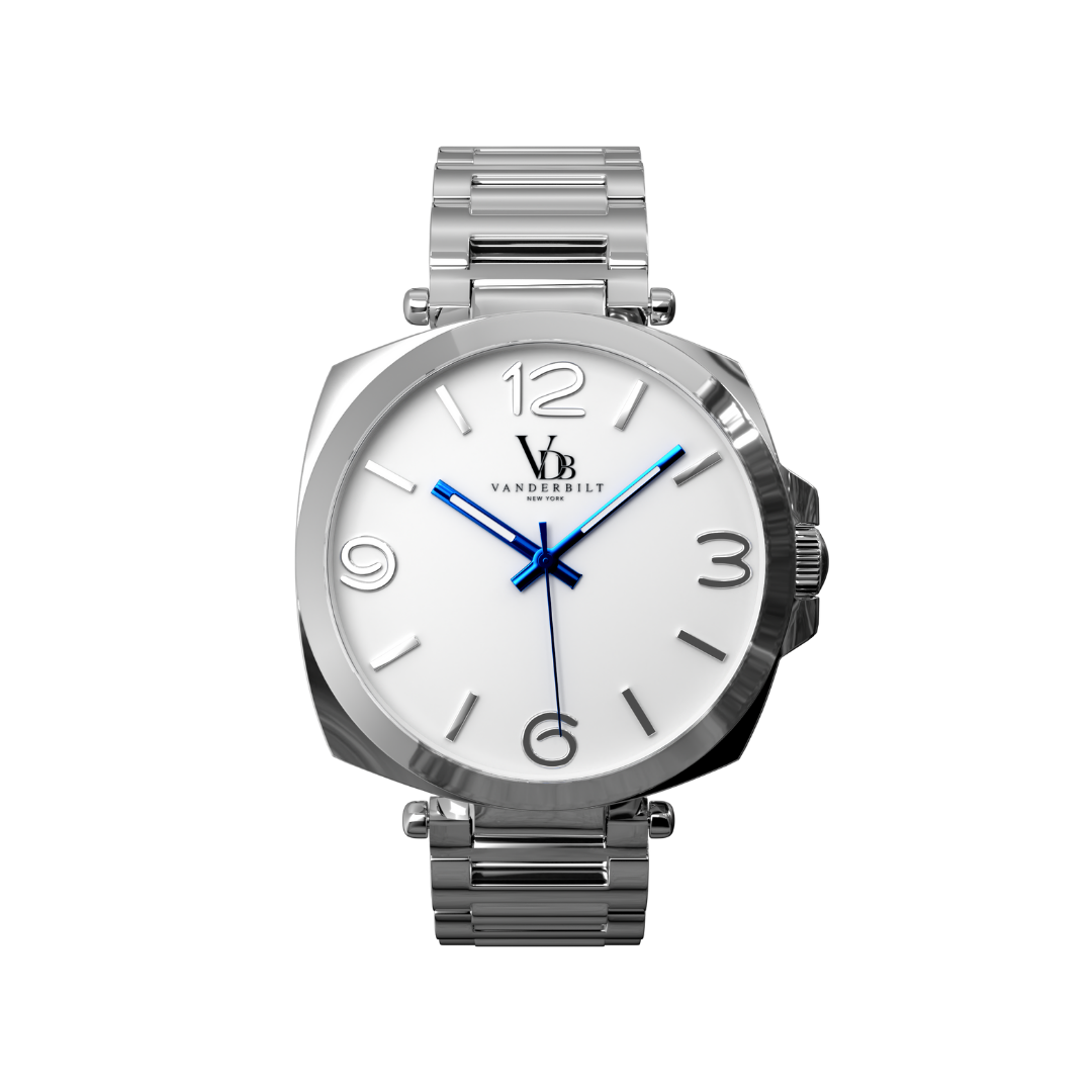 Hudson - Silver & White