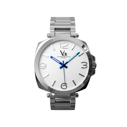 Hudson - Silver & White
