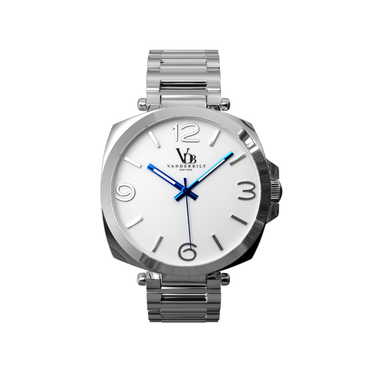 Hudson - Silver & White