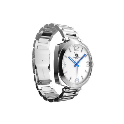 Hudson - Silver & White