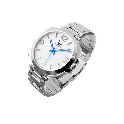 Hudson - Silver & White
