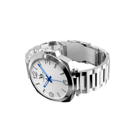 Hudson - Silver & White
