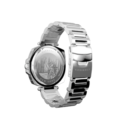 Hudson - Silver & White