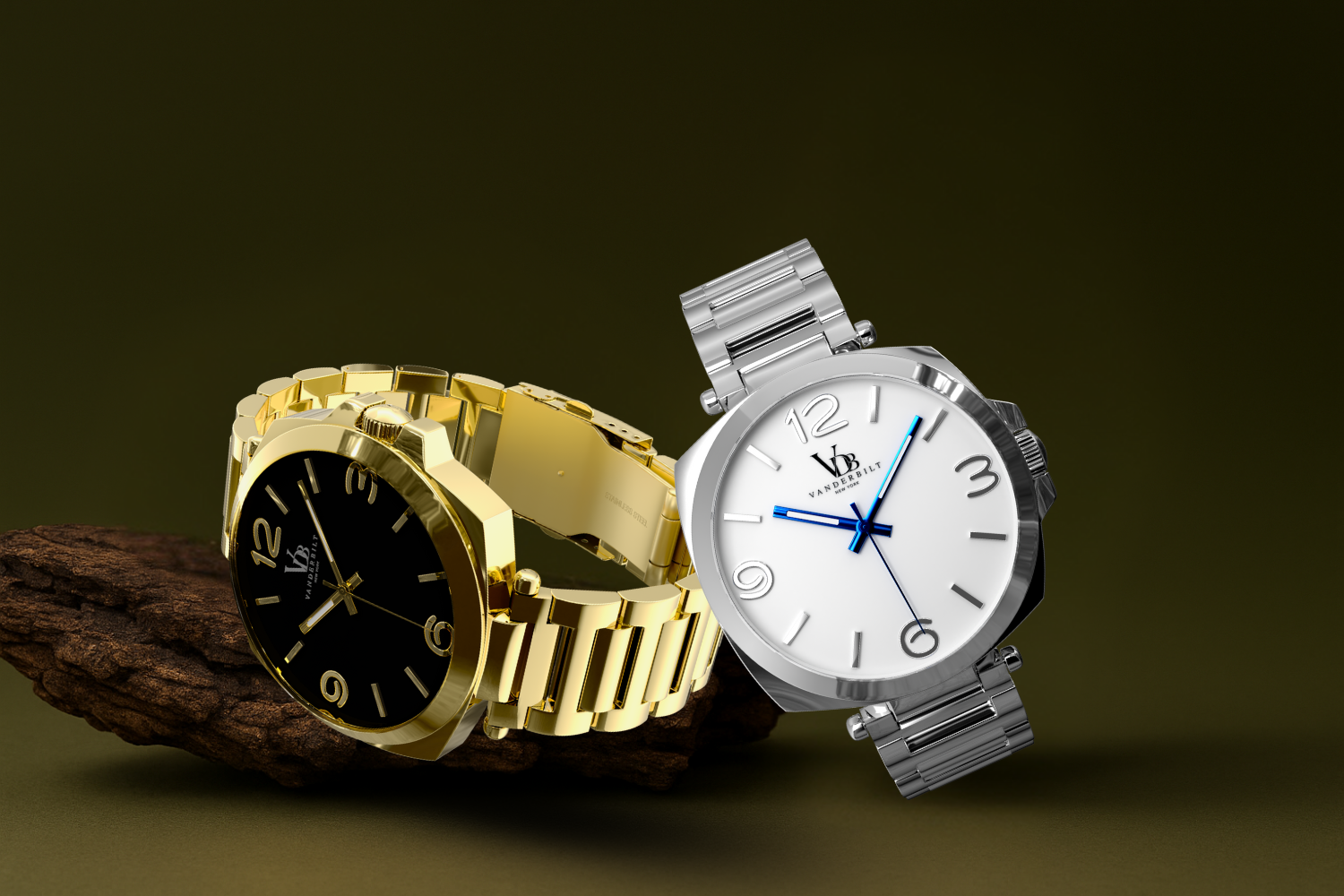 Gold & Silver watches from the Hudson Collection by Vanderbilt New York