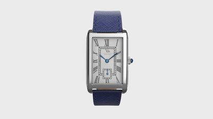 Time Square - White & Blue