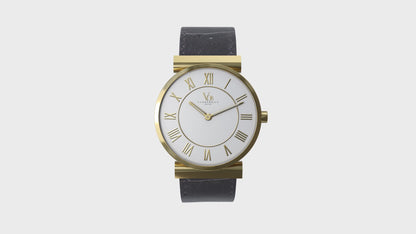 Whitney S - White & Gold