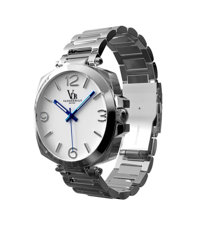 Hudson - Silver & White