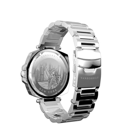 Hudson - Silver & White
